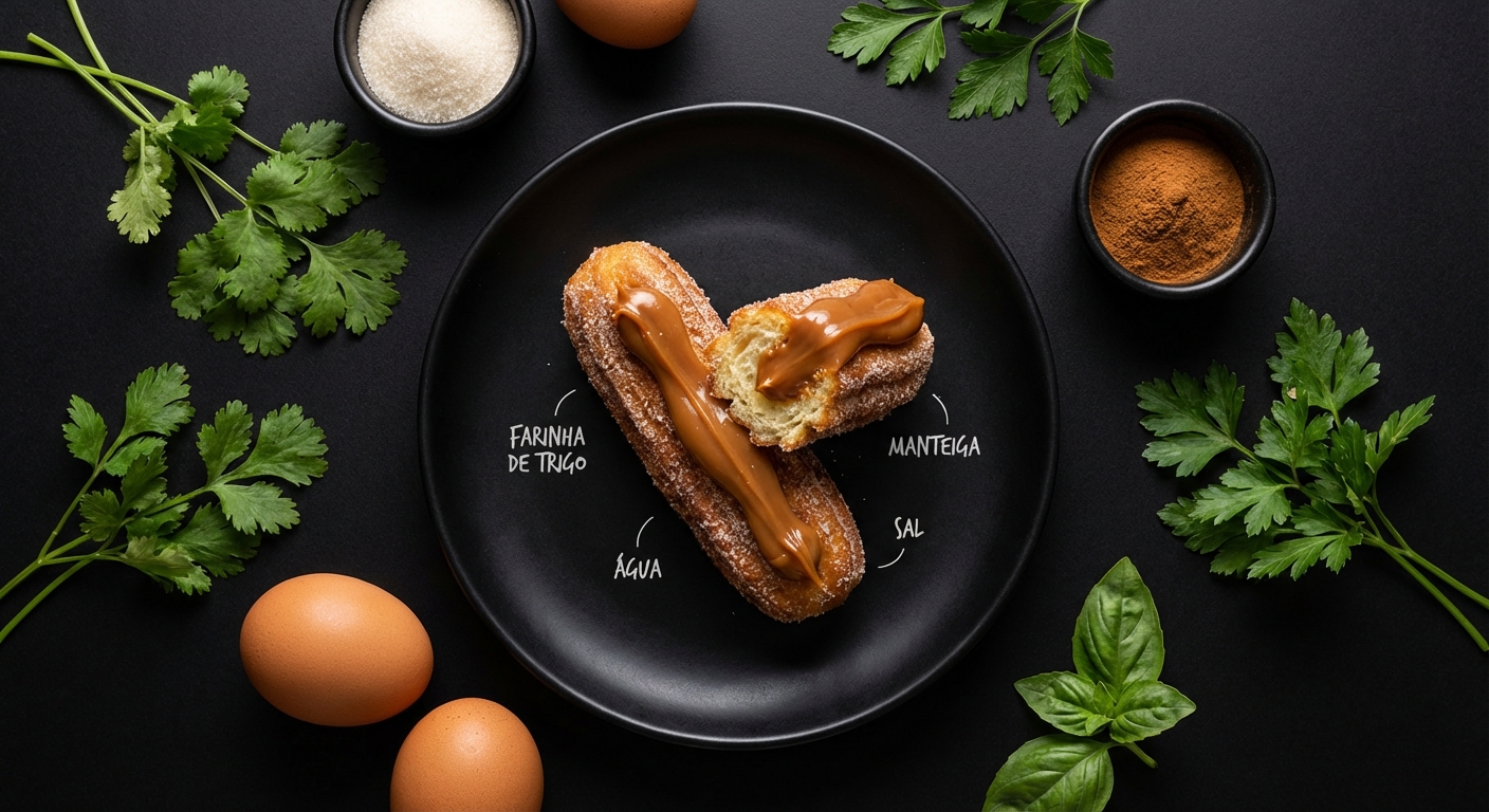 Churros com Doce de Leite