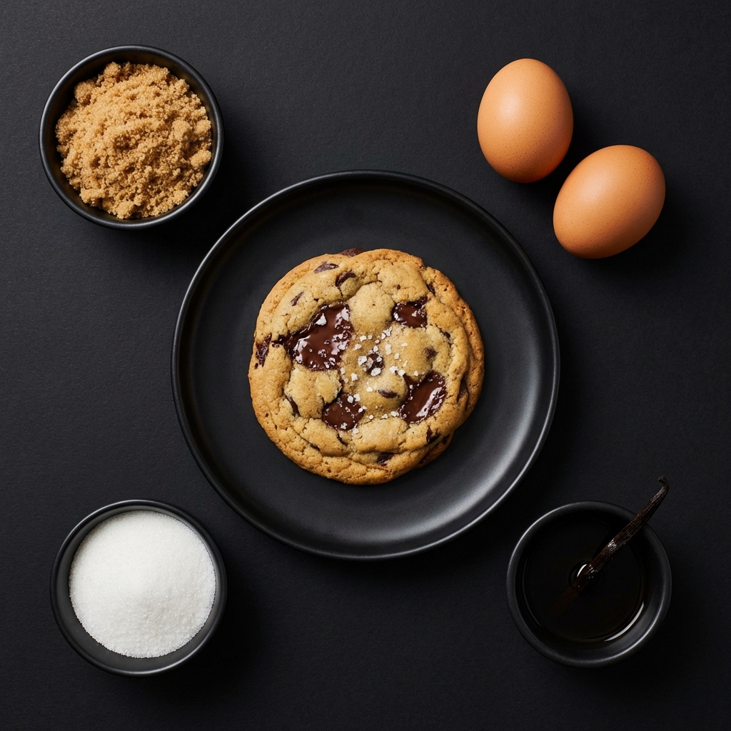 Cookie de Baunilha com Gotas de Chocolate