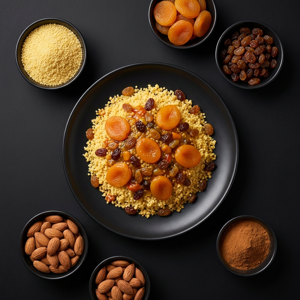 Couscous Marroquino com Frutas Secas