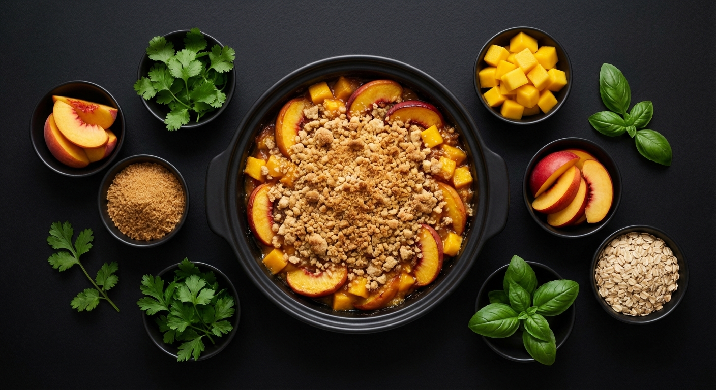 Crumble de Frutas Amarelas