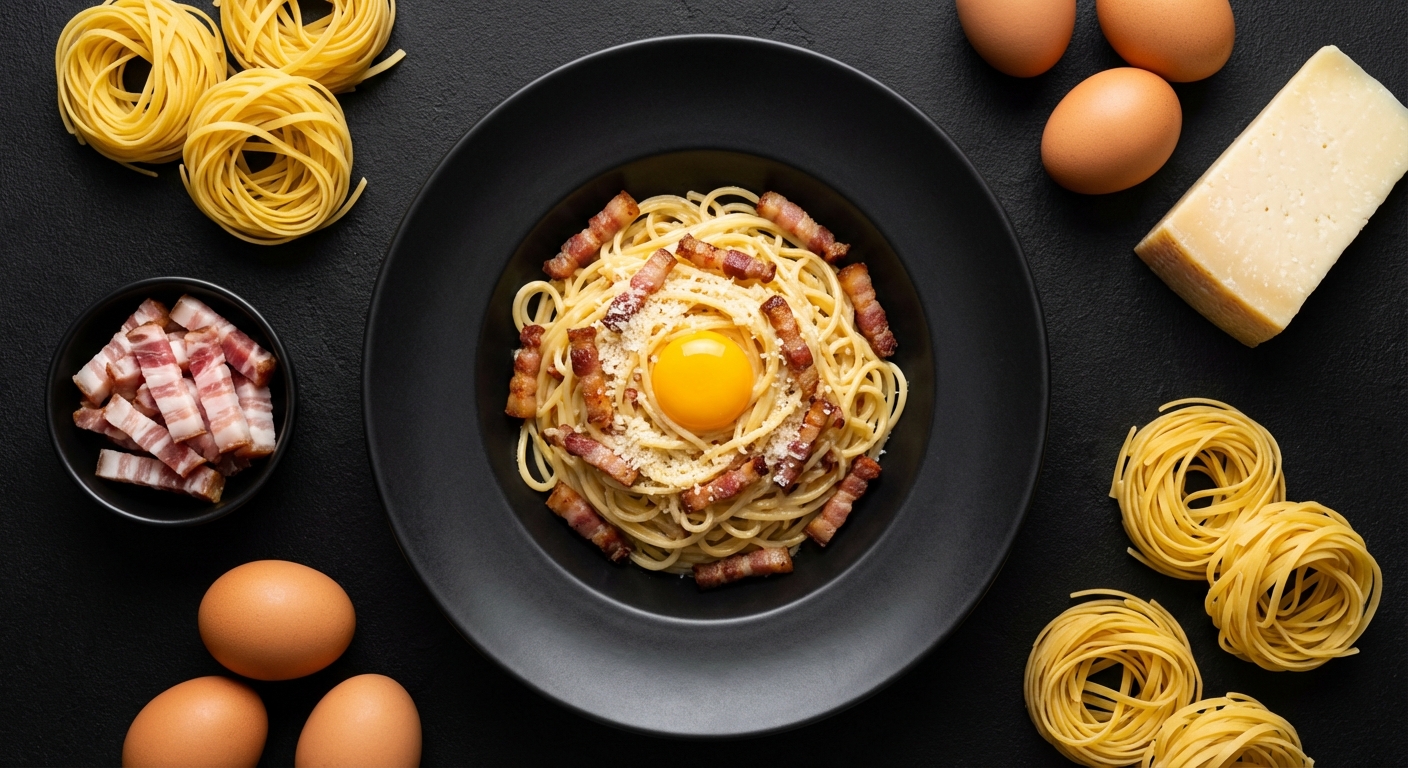 Espaguete a Carbonara