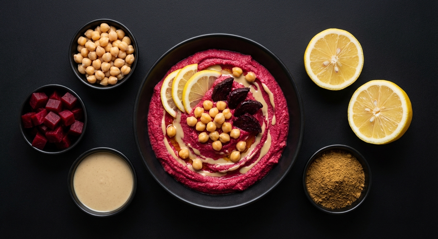 Hummus de Beterraba