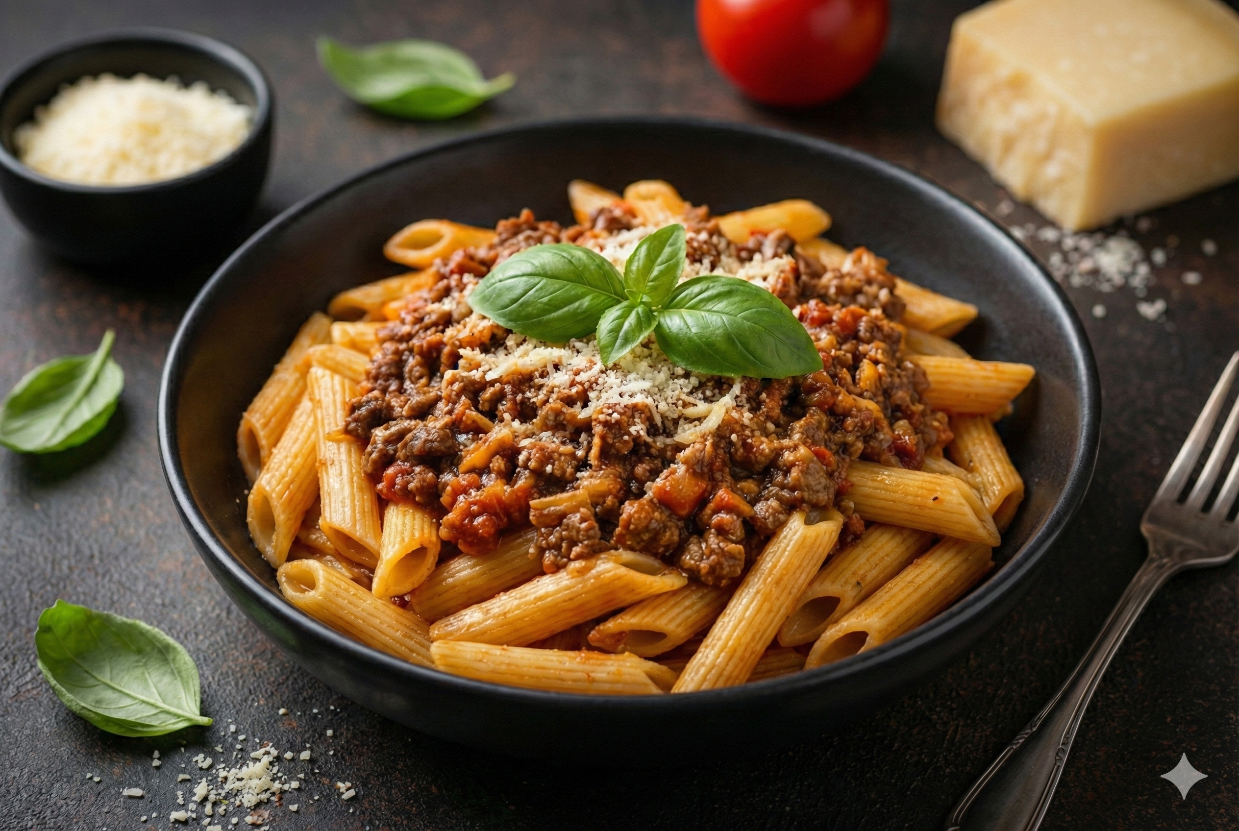 Macarrão com Carne Moída