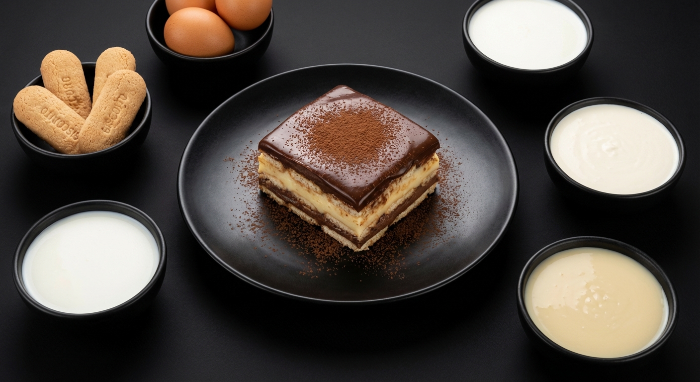 Pave de Baunilha e Chocolate