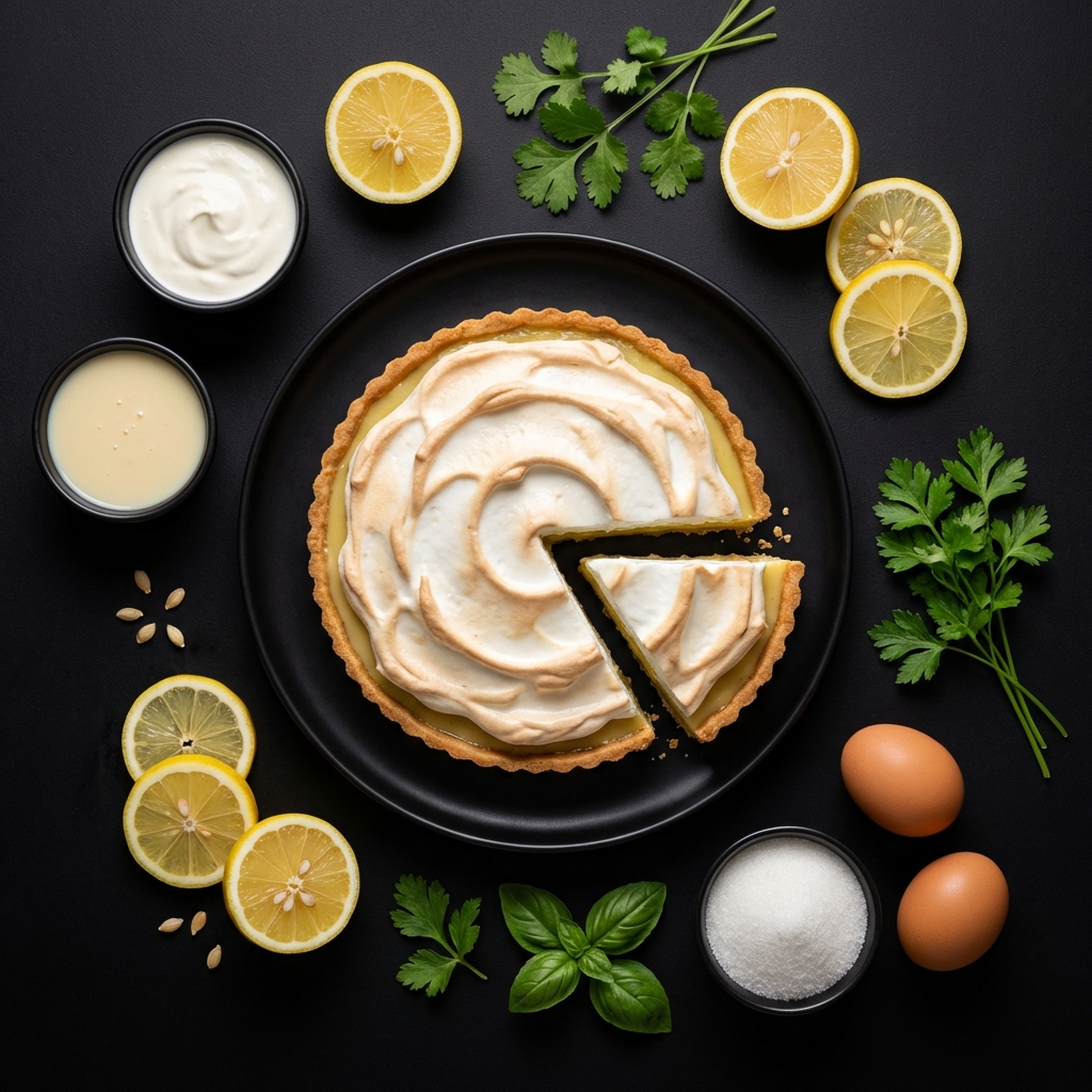 Torta de Limao com Merengue